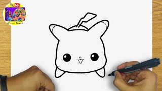 COMO DESENHAR O PIKACHU KAWAII