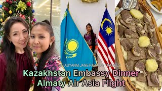 Kazakhstan Embassy Dinner | Kuala Lumpur Malaysia | Almaty Air Asia Flight | Filipino Travel Blogger