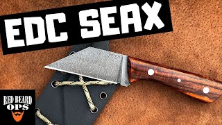 EDC Seax Knife Making - Anglo Saxon | Viking Knife