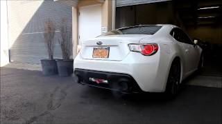 Subaru BRZ  Invidia N1 Cat-back with Invidia Resonated Front Pipe