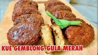 RESEP KUE GEMBLONG KETAN GULA MERAH , RESEP MUDAH GEMBLONG KETAN, CARA MEMBUAT GEMBLONG KETAN