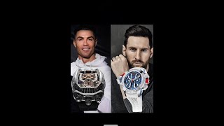 Cristiano Ronaldo Chiron Tourbillon diamond baguette or Lionel Messi X Chrono baguette #Shorts #cr7