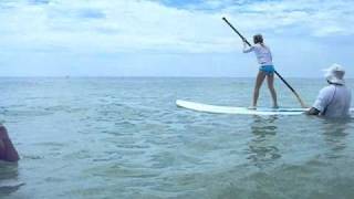 SUP Savanna with Barefoot Paddler!