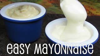 Easy Whole Egg Mayonnaise  and Garlic Steak Sauce