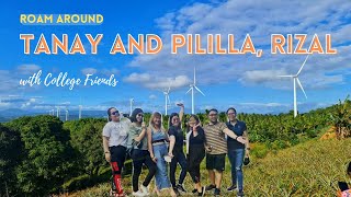 Roam around Tanay and Pililla, Rizal with College buddies! New Spot alert!!