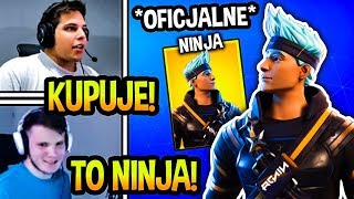 STREAMERZY REAGUJĄ NA *NOWEGO SKINA* "NINJA" W FORTNITE! & ( SHOTY FORTNITE )