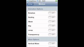 Motion for iOS 5 - One of the Best Tweaks of all Time