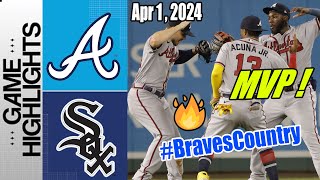 Chicago White Sox vs Atlanta Braves [Highlights] | Orlan, Acuna Jr is hot ! [6 - 0]