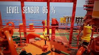 015.🌟На борту. LPG Tanker. Level sensor of cargo tank. Замена сенсора уровня груза 95%.