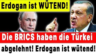 🛑 Der Türkei wurde die BRICS-Mitgliedschaft strikt verweigert!