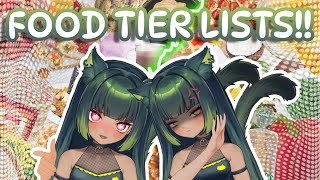 FOOD TIER LIST!!! - BETTER KNOW MY TASTE BEFORE WE COOK!!