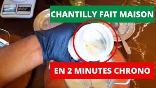 comment fabriquer ta chantilly fait maison en 2 minutes chrono