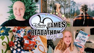 DISNEY CHANNEL GAMES READATHON VLOG pt. 1 | Alphabet Goop & Simon Says