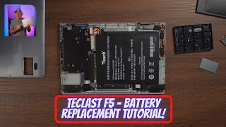 Teclast F5 Battery Replacement - Quick Tutorial