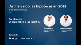 Consultorio iAhorro | Así han subido las hipotecas en 2022 y previsión para 2023