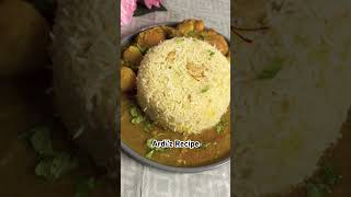 Jafrani rice with Chicken curry😋😋 #shortsvideo #shortsviral #shortsfeed #shorts #short #food