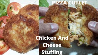 Pizza Cutlets Recipe | Chicken And Cheese Stuffed Cutlets | Ramadan 2021 Recipes | Cook With Hassan