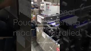 Pouch bag converting machine just put into production in Pakistan