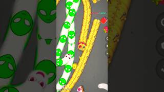 🐍🐍WormsZone❤️ voodoo doll vs alien snake #shortsfeed #snake #wormszone #shorts