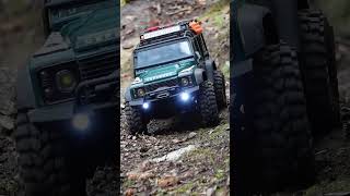 Land Rover Defender Amazing Model Truck! #offroad #rockcrawling #traxxas #trx4m