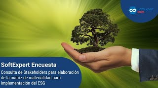 SoftExpert Encuesta   Consulta de Stakeholders para elaboración de la matriz de materialidad   ESG