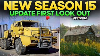 New Season 15 Update First Look Out in SnowRunner New Region Everything You Need to Know