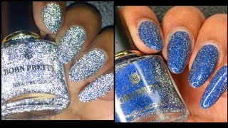 BORN PRETTY REFLECTIVE GLITTER NAIL POLISH | WATER WAVE | Review | Swatches | Easy Stamping NailArt