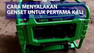 Cara menggunakan / menyalakan genset untuk pertama kali