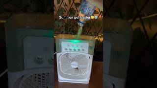 You NEED this for summer!🥵💦❄️#summer #summervibes #aircooler #ac #foryou