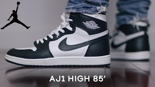 JORDAN 1 HIGH 85 "BLACK & WHITE" | REVIEW, SIZING, & ON-FOOT