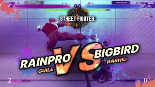 SF6 → RainPro (Guile) vs BigBird (Rashid) - Street Fighter 6