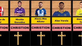 Religion of Argentina Football Players 2023 | Famous Football Players Of  🇦🇷Argentina Religion