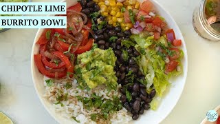 🌶️🍋‍🟩 Chipotle Lime Veggie Burrito Bowl