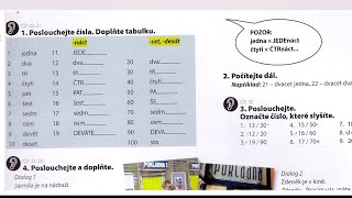 Урок по Чешскому языку. Тренировка чисел. Čeština expres 1