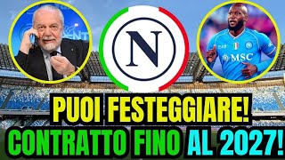 SI PUÒ FESTEGGIARE! APPENA ANNUNCIATO! NOTIZIE DAL NAPOLI