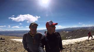 Summited Mt. Elbert. This is Scott and Kelly at the top. 14,440ft