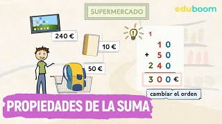 Propiedades de la suma :: Matemáticas, 3° Primaria