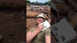 Who’s next?! #gripstrength #dynamometer #bluecollar #construction #concrete #jobsite