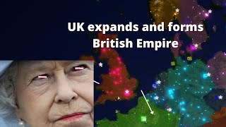 Roblox Rise of Nations: UK expands and forms British Empire