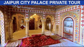 🇮🇳 JAIPUR CITY PALACE Private Tour - Where the Maharaja Lives - Absolutely Beautiful Interior India