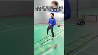 How pro players gain great balance #shorts #badminton