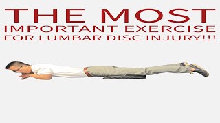 The ONE Exercise you have to do to recover from a DISC injury!!!