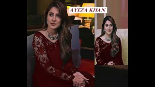 AYEZA KHAN Embroidered Chiffon Sareê #MerePassTumHo# - ☎ + 92 308 7135722