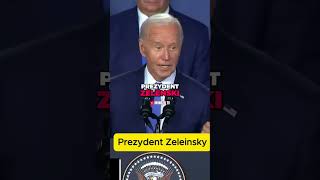 Największa Gafa Joe Bidena Prezydent Ukrainy pomylony z Putinem! #trump #zelensky #putin