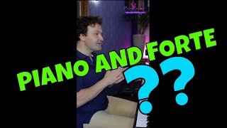 Dynamic Markings "Piano and Forte" in Piano Music are RELATIVE and not EXACT