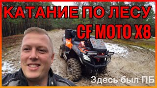 👹 Квадропробег по лесу на квадроцикле CF MOTO X8 820LE / СОВЕТУЮ ПОСМОТРЕТЬ❗️