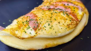 How To Make Super Fluffy Omelette | Bacon Omelette