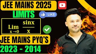 JEE Mains 2025 ( L 4 )   :: Limits ( Trigonometric  ) JEE Main PYQ 2024 -2023 IIT MATHS