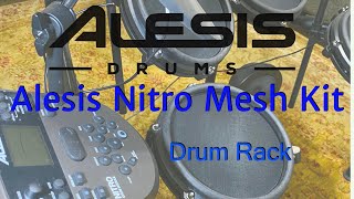 The Alesis Nitro Mesh Kit Drum Rack