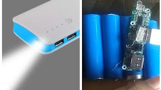 How to make 10000 mah power bank at home 👍👌😀😎